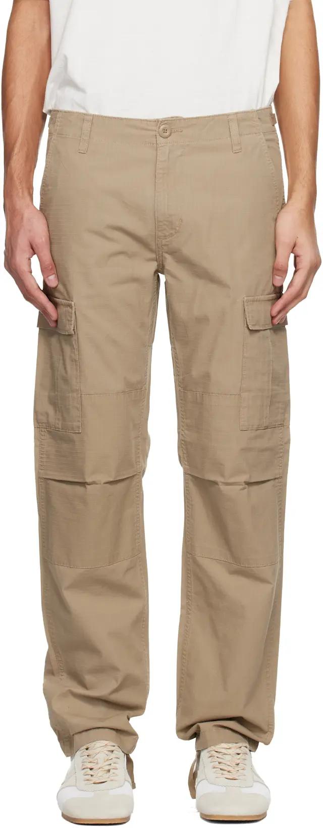 Beige Aviation Cargo Pants by CARHARTT WIP