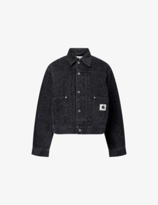 Belmar Logo-Patch Denim Jacket by CARHARTT WIP