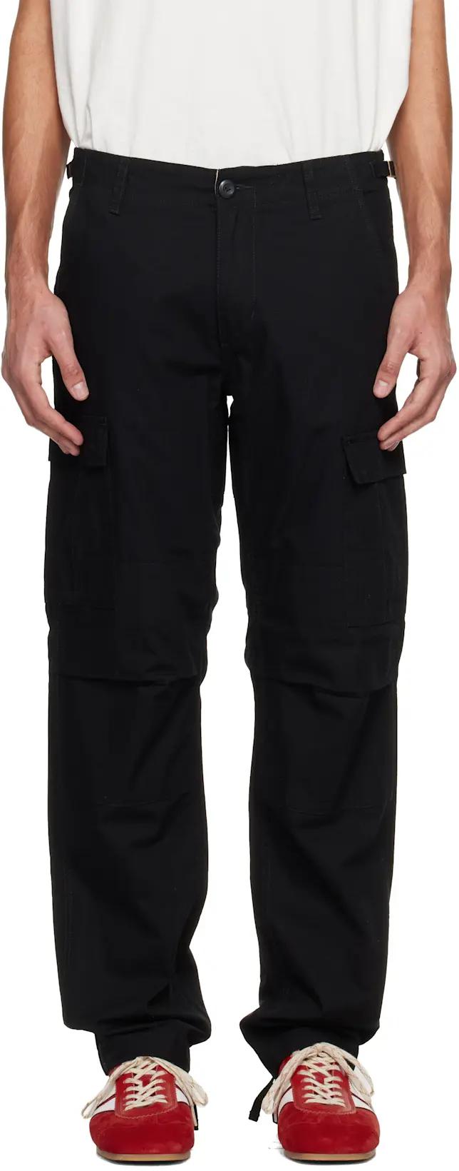 Black Aviation Cargo Pants by CARHARTT WIP