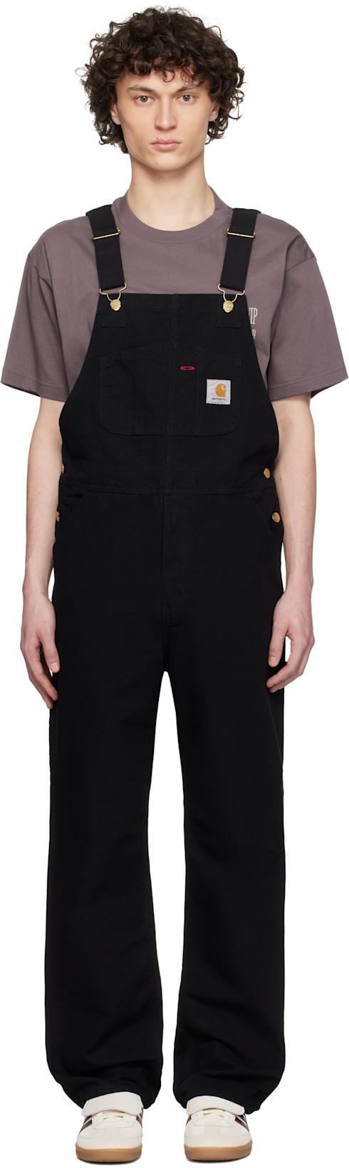 Black Bib Overalls by CARHARTT WIP