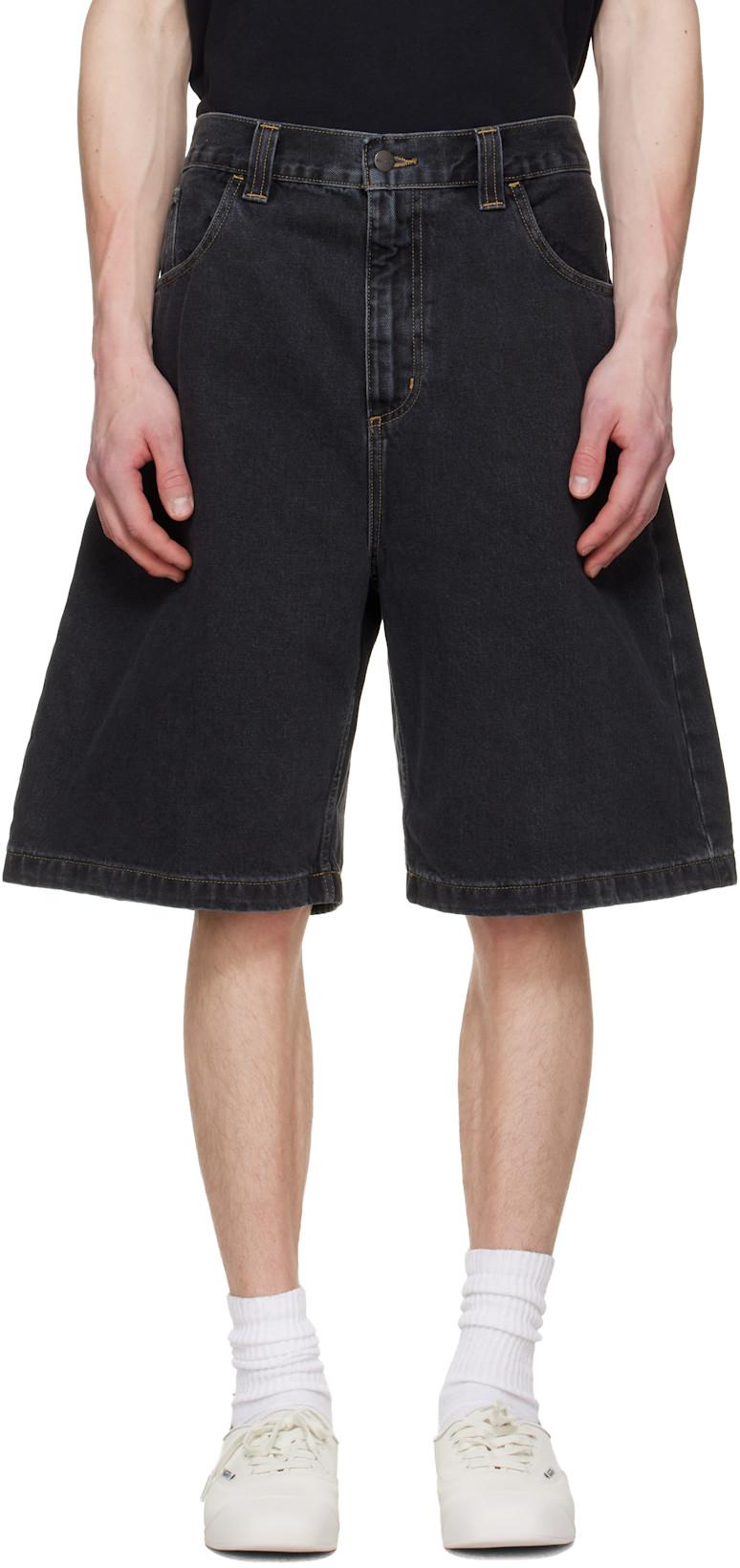 Black Brandon Denim Shorts by CARHARTT WIP