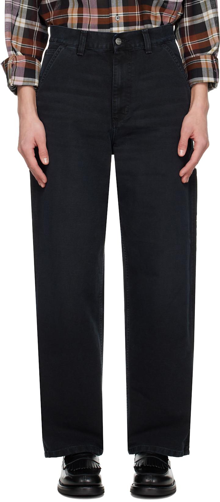 Black Brandon Single Knee Jeans by CARHARTT WIP