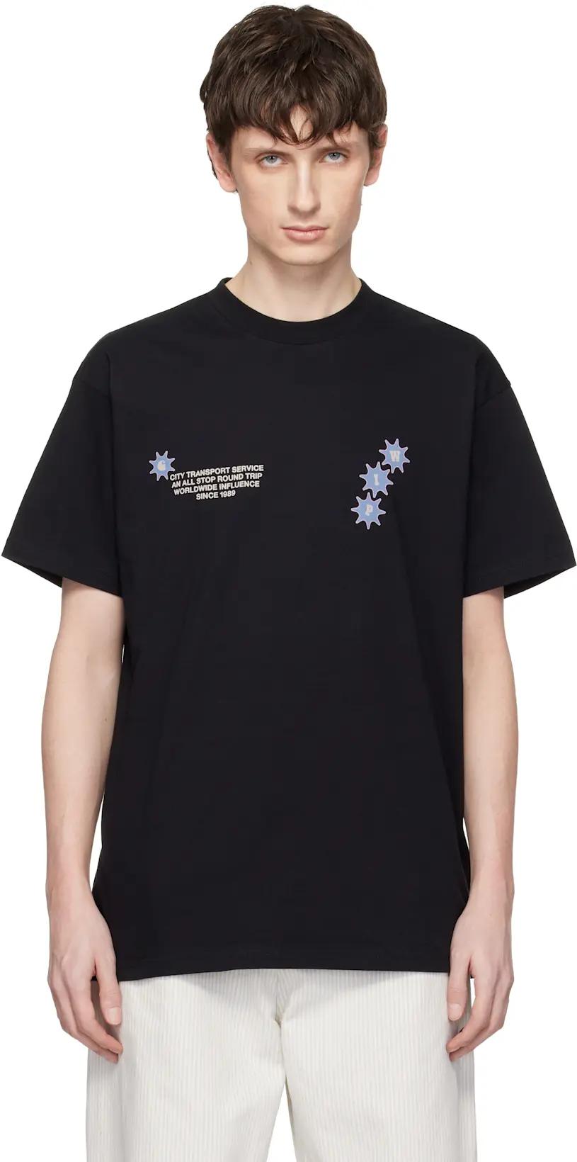 Black C Trip T-shirt by CARHARTT WIP