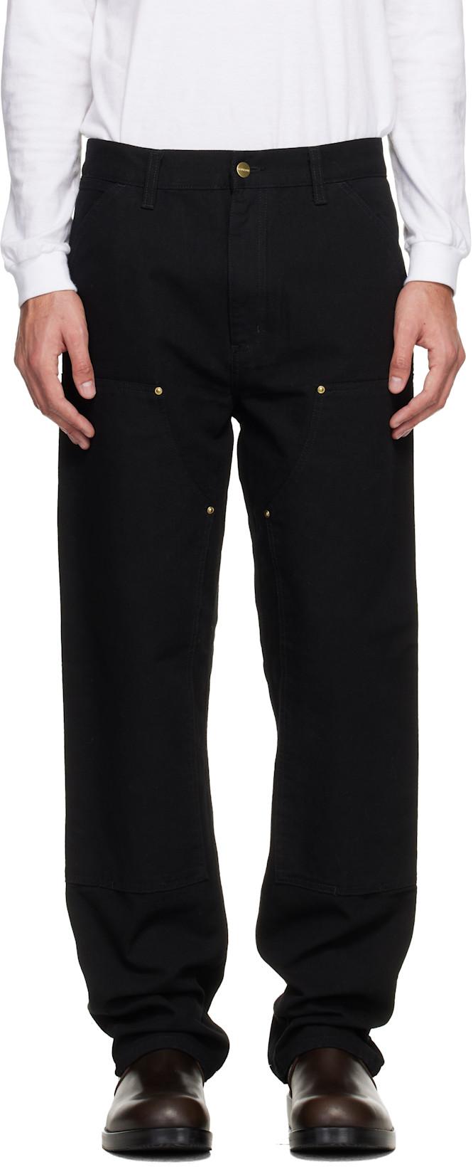 Black Double Knee Trousers by CARHARTT WIP