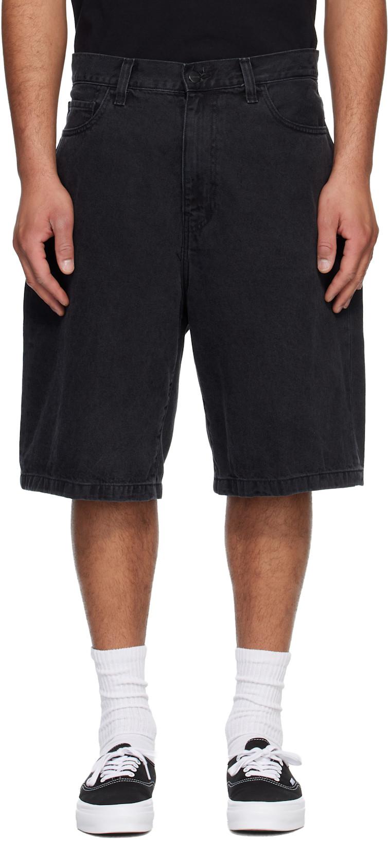 Black Landon Denim Shorts by CARHARTT WIP