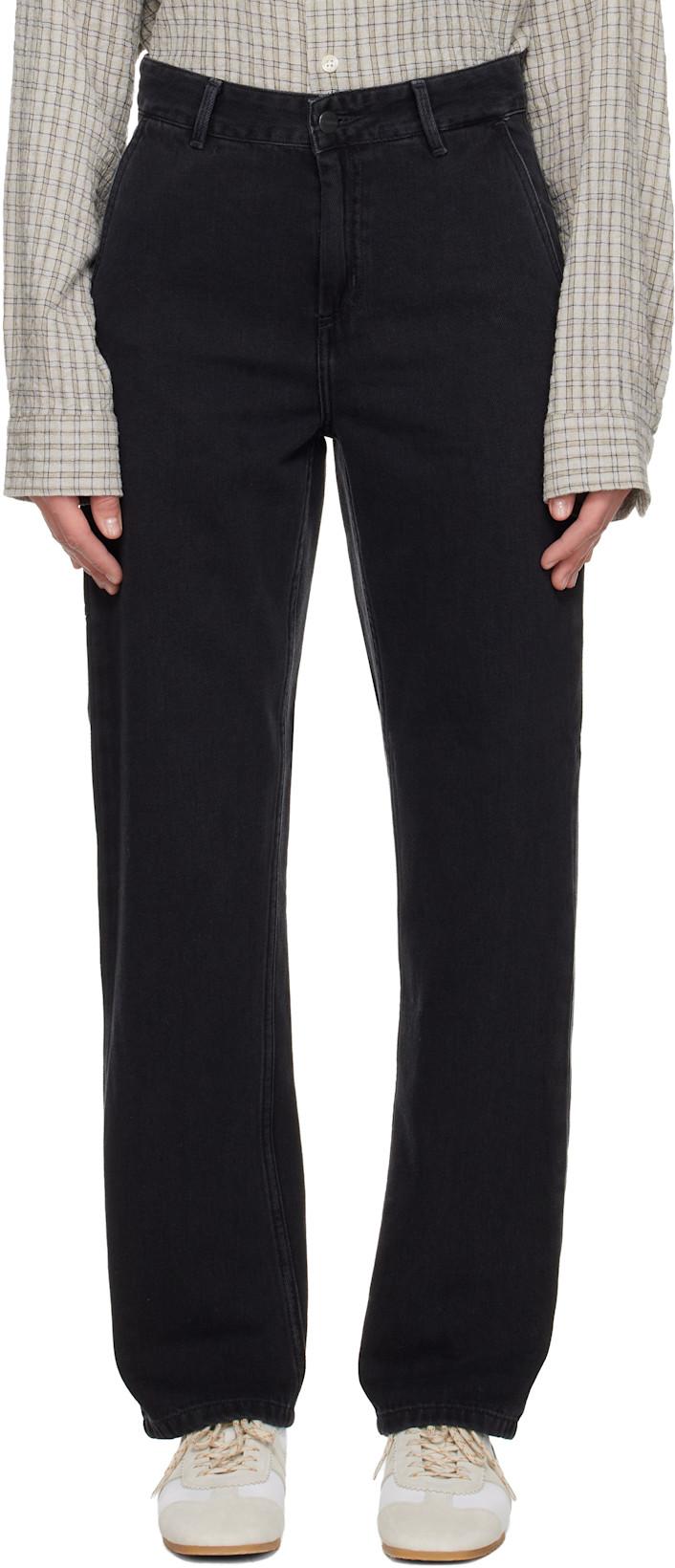 Black Pierce Straight Jeans by CARHARTT WIP