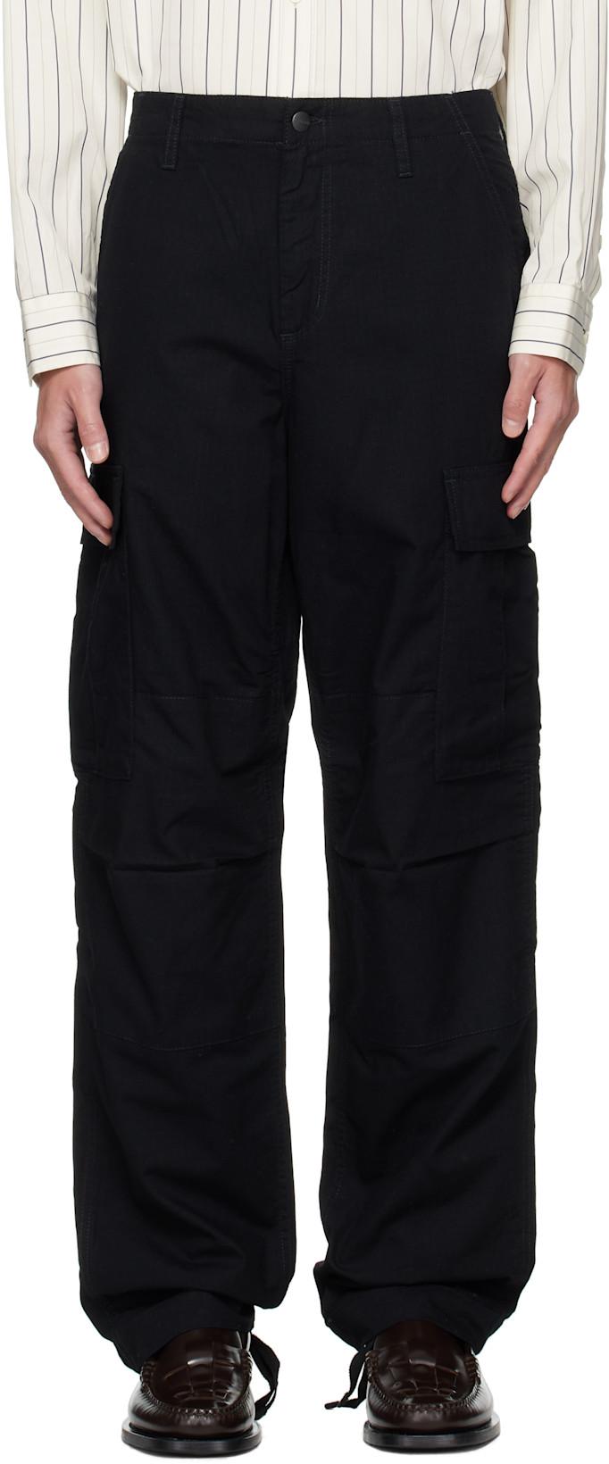Black Regular Cargo Pants by CARHARTT WIP