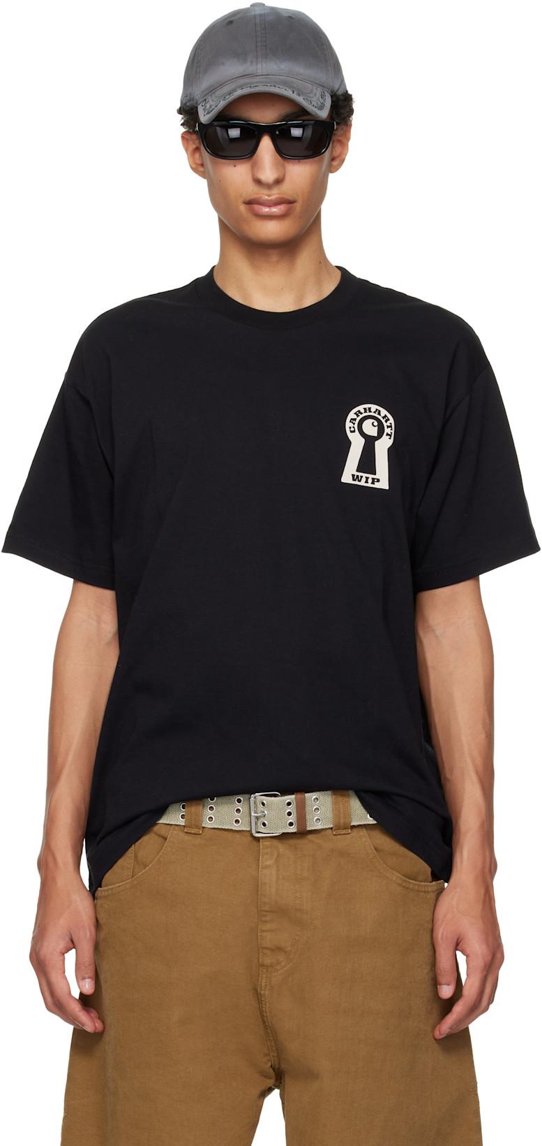 Black S/S Locked T-shirt by CARHARTT WIP