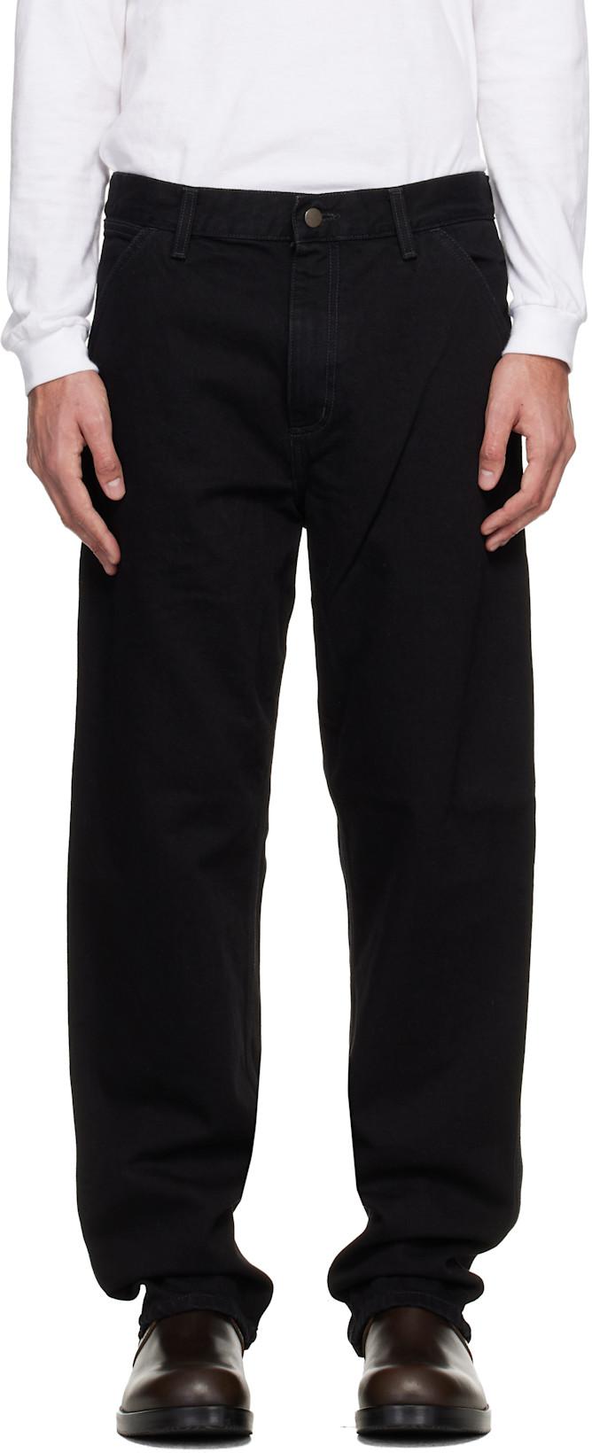 Black Single Knee Jeans by CARHARTT WIP