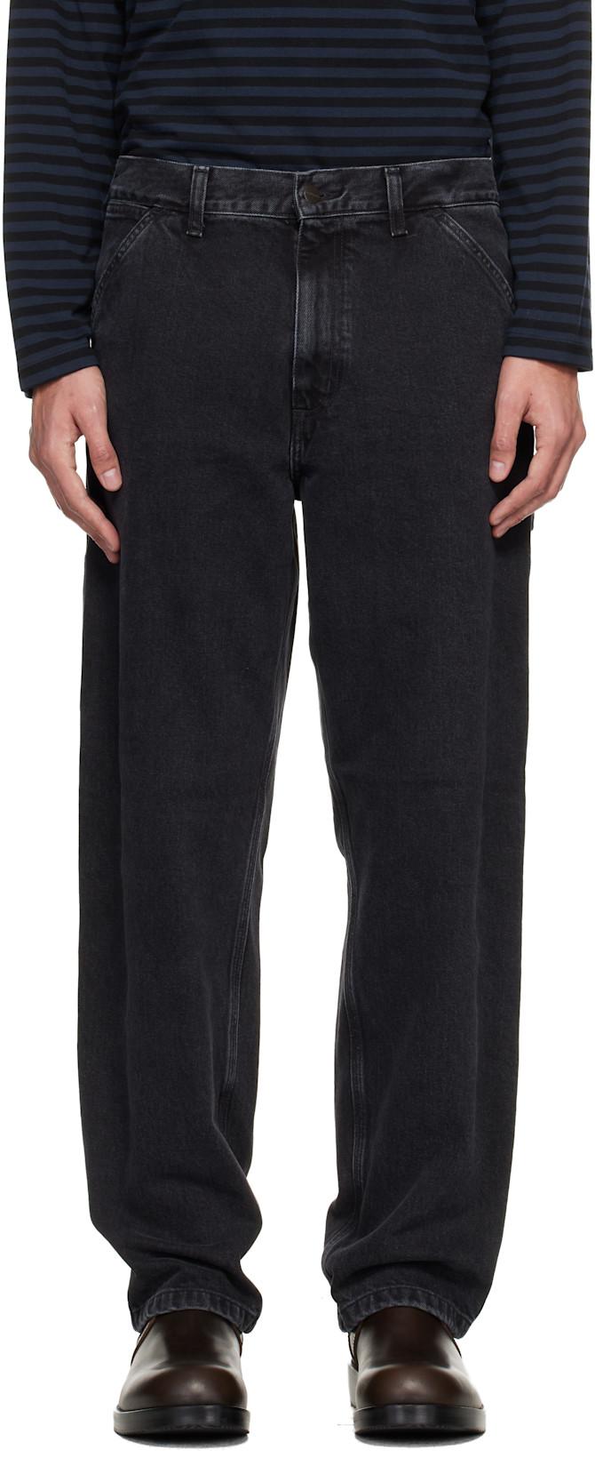 Black Single Knee Jeans by CARHARTT WIP