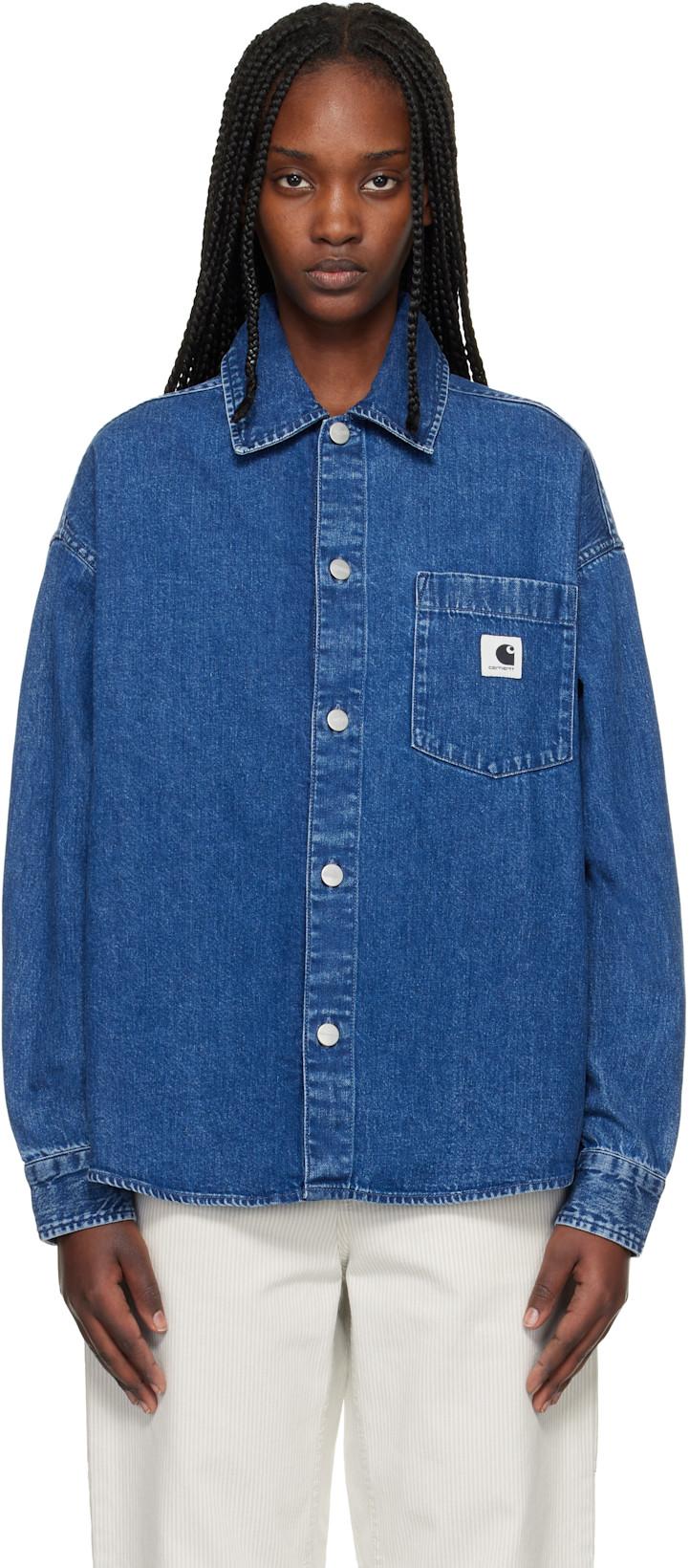 Blue Alta Denim Shirt by CARHARTT WIP