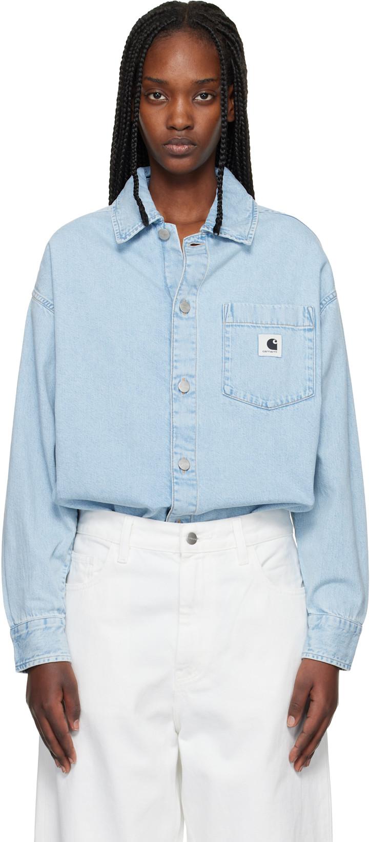 Blue Alta Denim Shirt by CARHARTT WIP