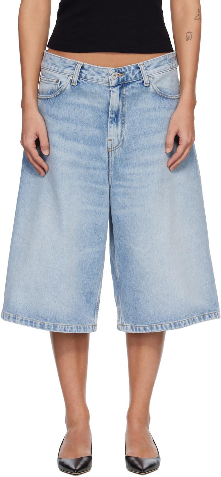 Blue Belmont Denim Shorts by CARHARTT WIP