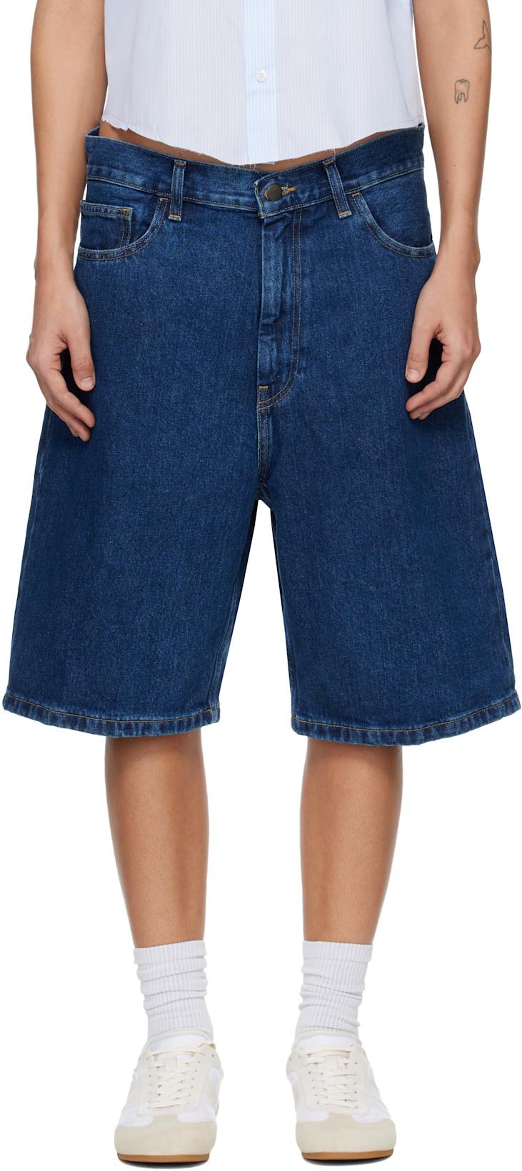 Blue Brandon Denim Shorts by CARHARTT WIP