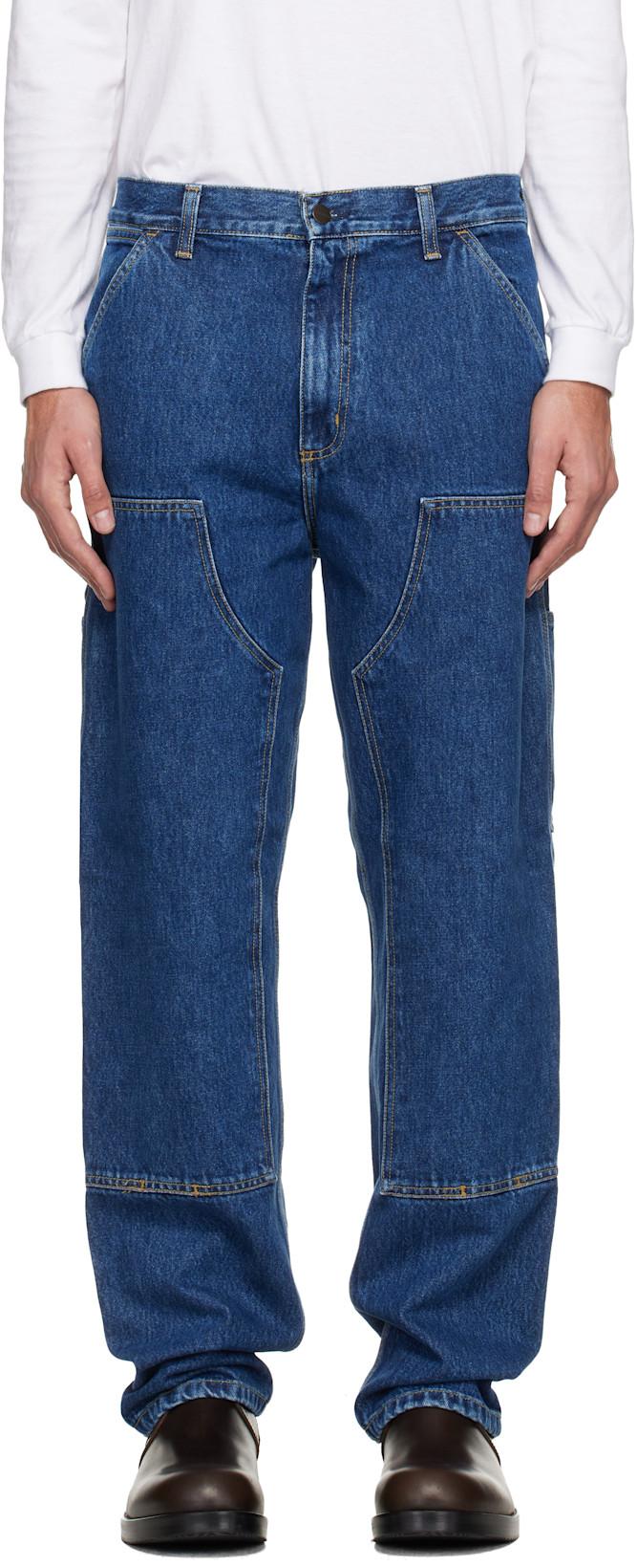 Blue Double Knee Jeans by CARHARTT WIP