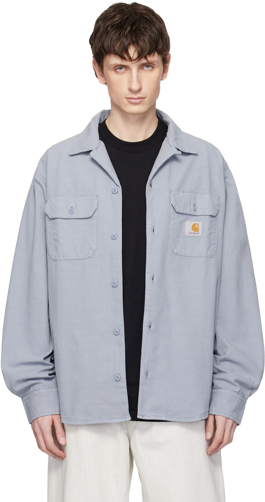 Blue L/S Kelsey Shirt by CARHARTT WIP