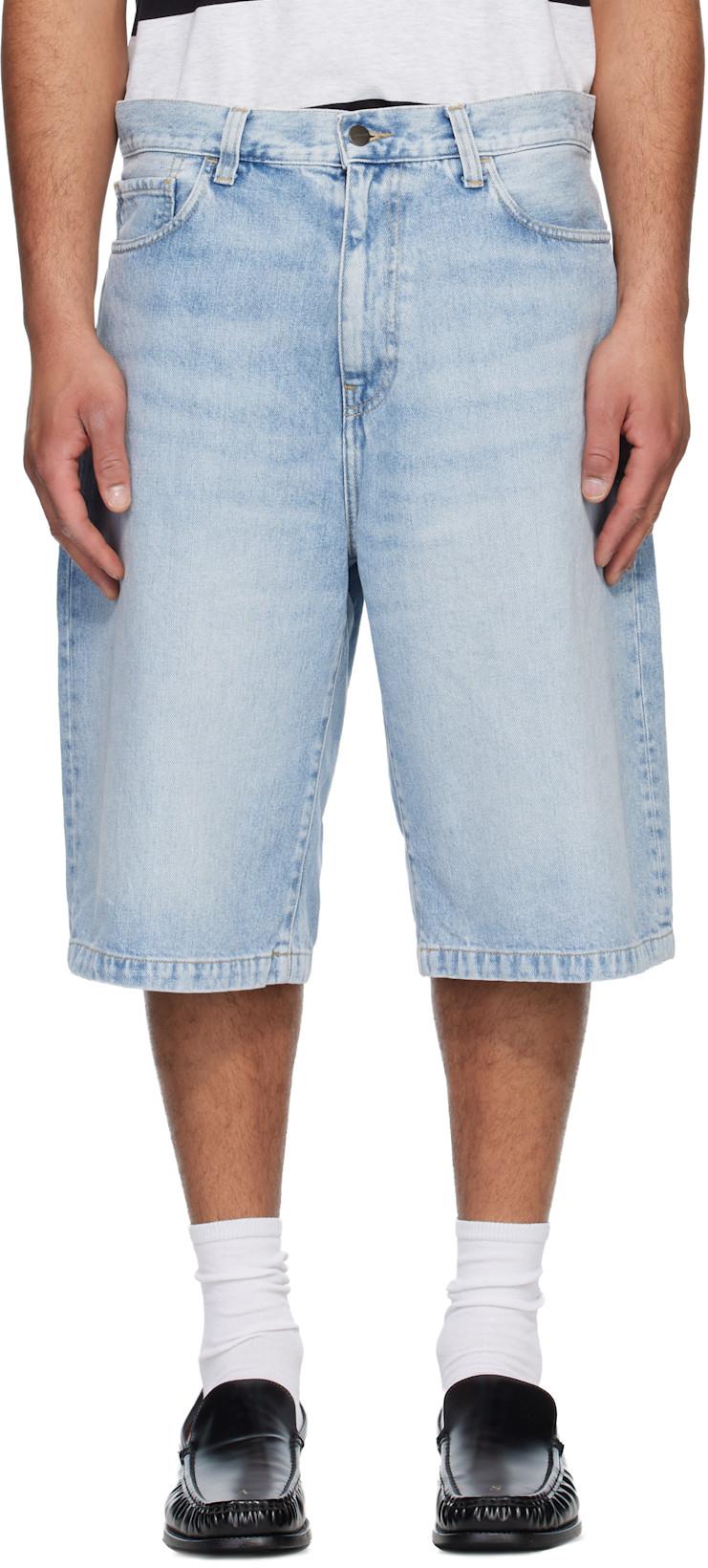 Blue Langdon Denim Shorts by CARHARTT WIP