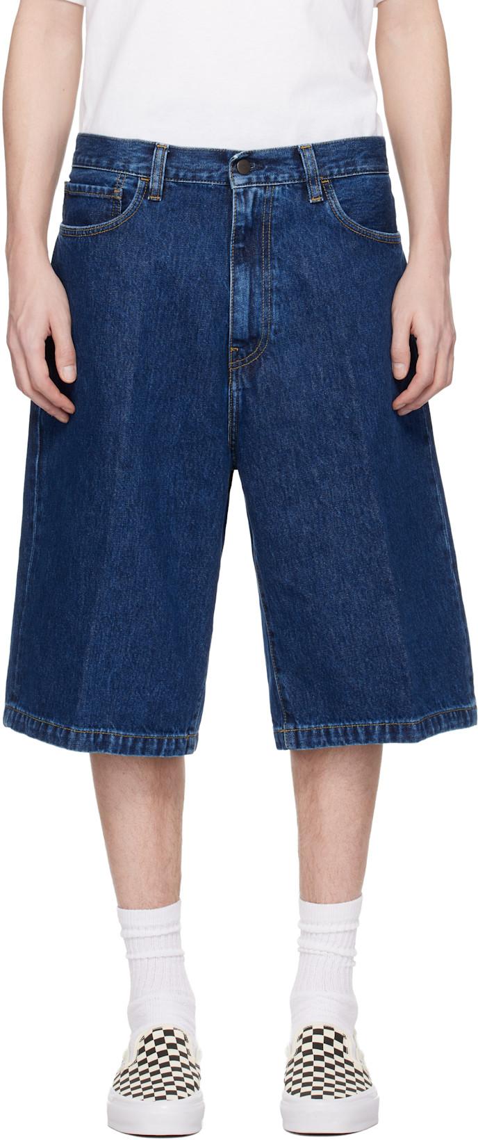Blue Langdon Denim Shorts by CARHARTT WIP