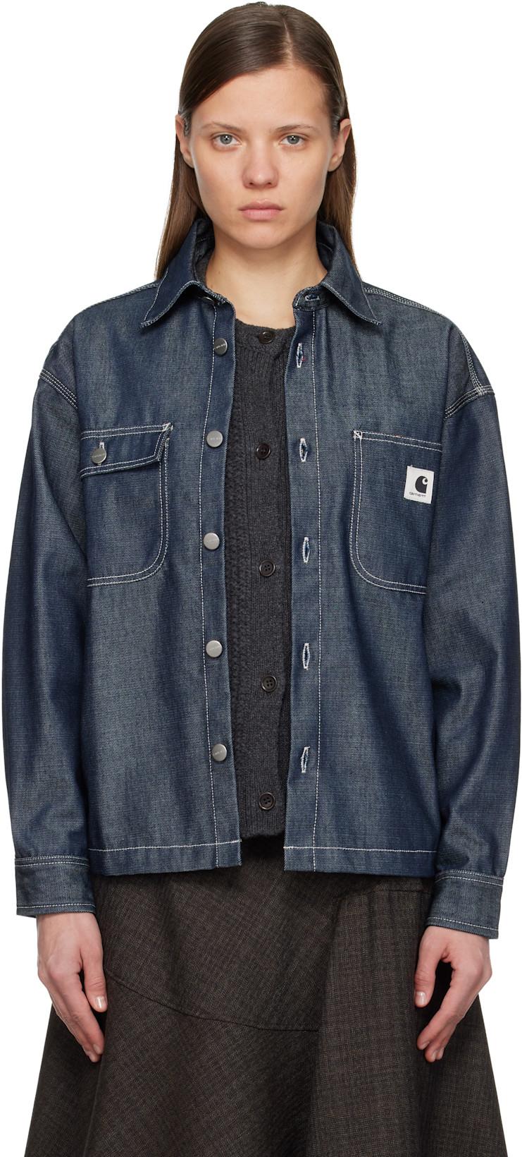 Blue Louis Denim Jacket by CARHARTT WIP