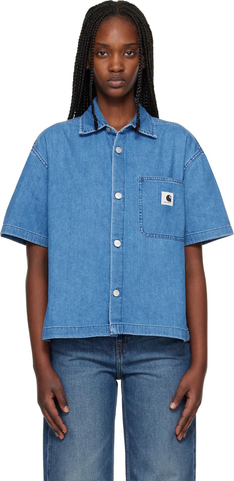 Blue Lovilia Denim Shirt by CARHARTT WIP
