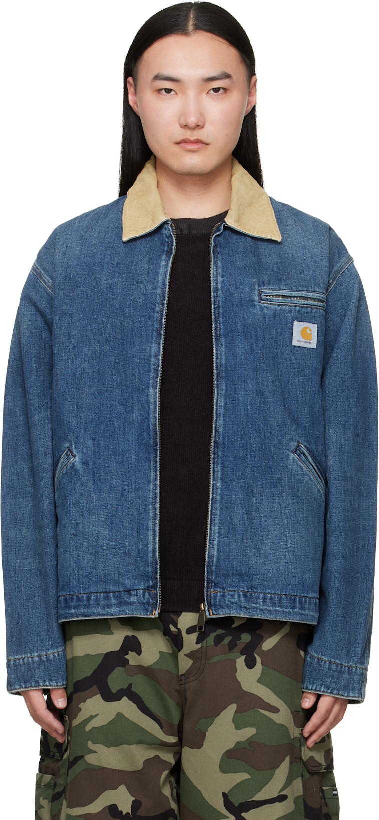 Blue OG Detroit Denim Jacket by CARHARTT WIP