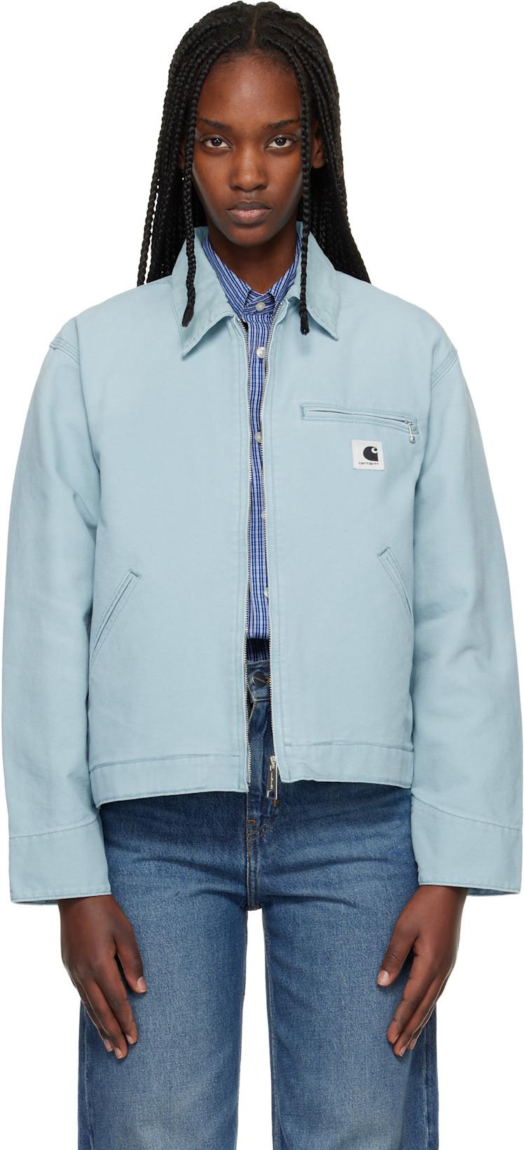 Blue OG Detroit Jacket by CARHARTT WIP