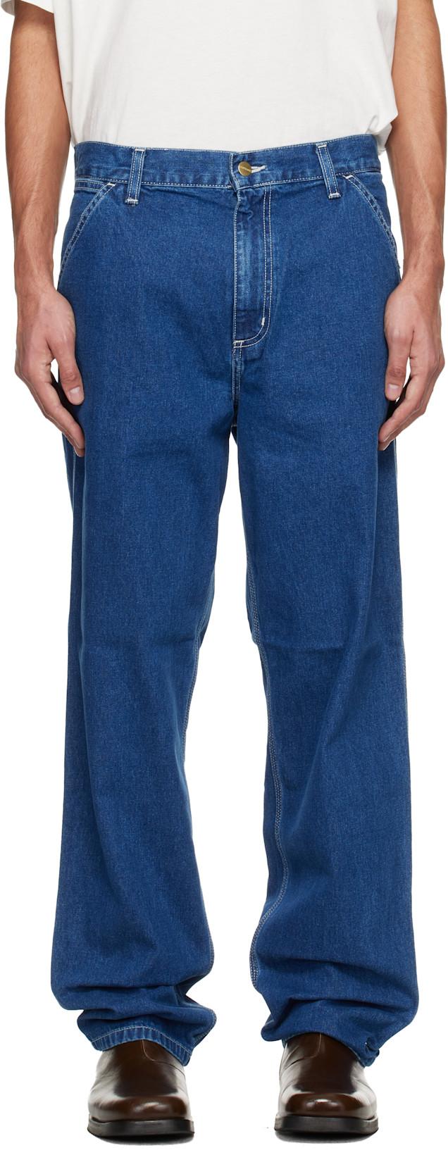 Blue Simple Pant Jeans by CARHARTT WIP