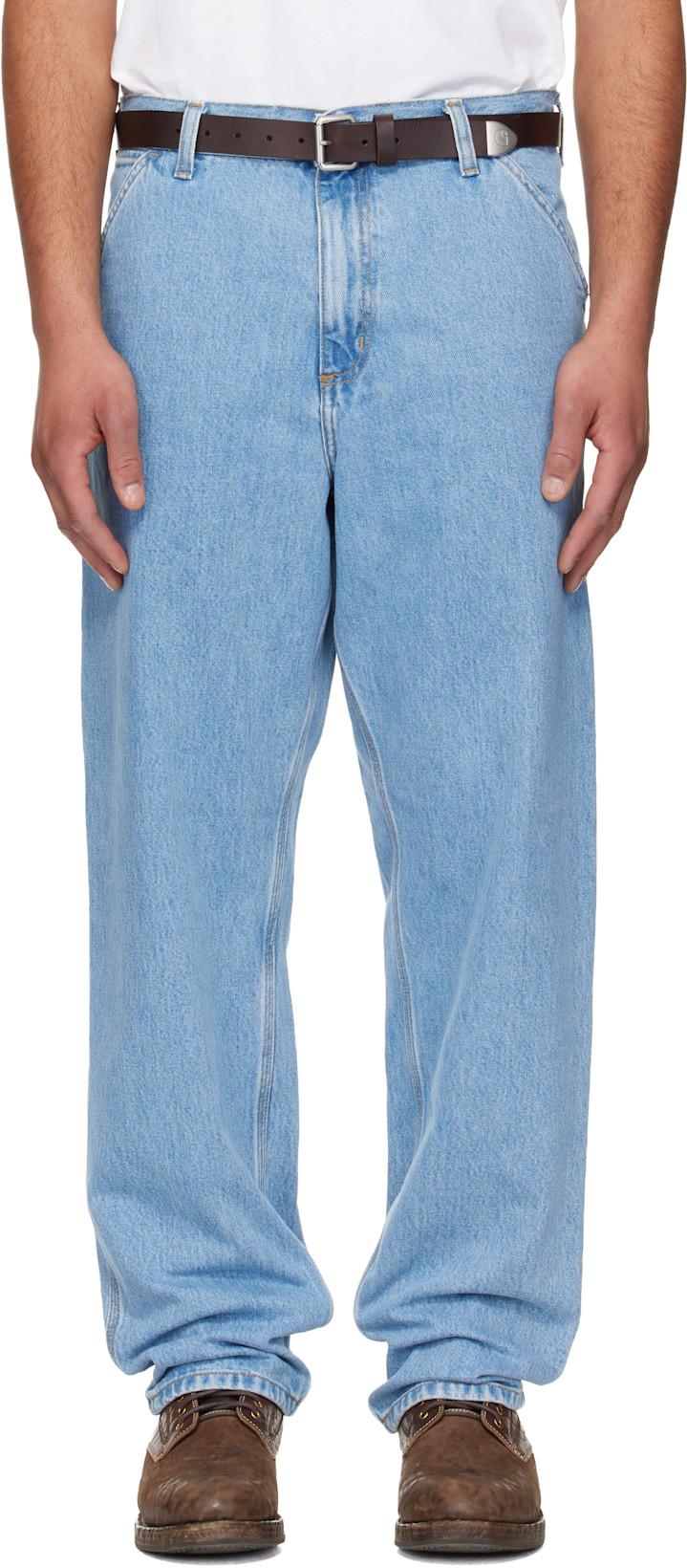 Blue Single Knee Jeans by CARHARTT WIP