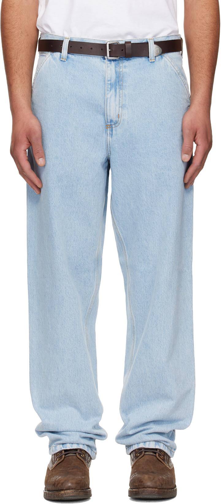 Blue Single Knee Jeans by CARHARTT WIP
