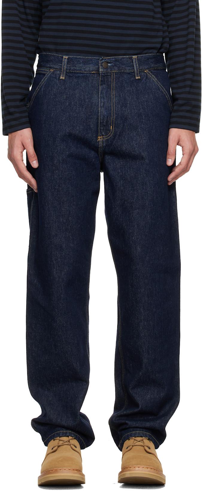 Blue Single Knee Jeans by CARHARTT WIP