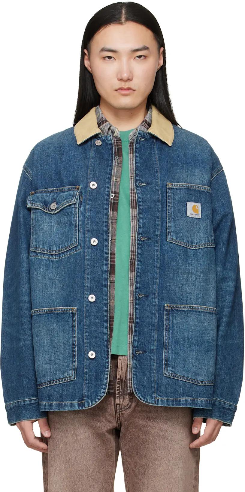Blue Warren Denim Chore Coat by CARHARTT WIP
