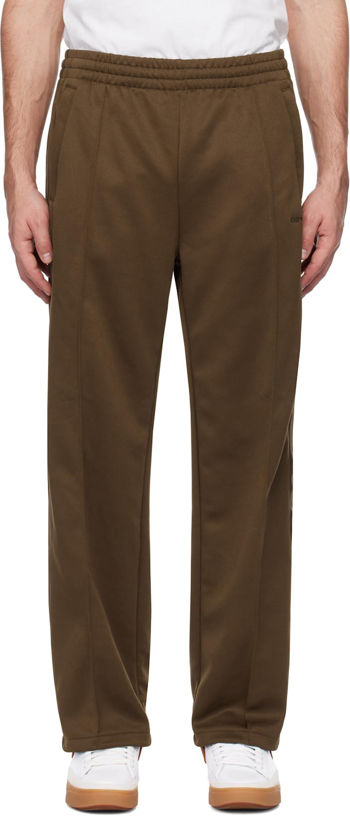 Brown Bolan Track Pants by CARHARTT WIP