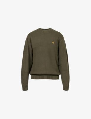 Chane logo-embroidered knitted cotton jumper by CARHARTT WIP