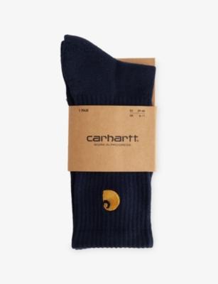 Chase Logo-Embroidered Cotton-Blend Socks by CARHARTT WIP