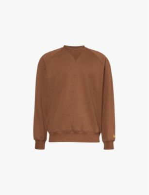 Chase brand-embroidered cotton-blend jersey sweatshirt by CARHARTT WIP