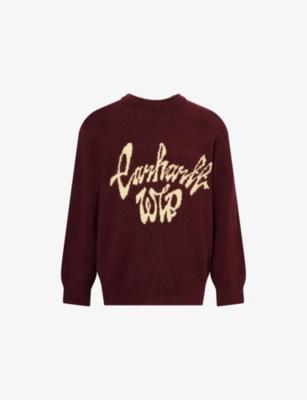 Chedda Brand-Print Knitted Jumper by CARHARTT WIP