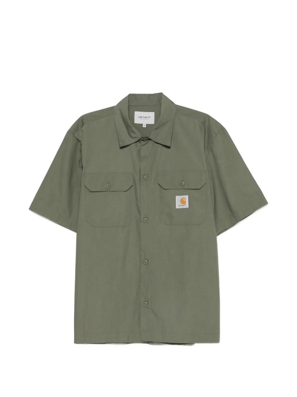 Craft logo-patch short-sleeve shirt by CARHARTT WIP
