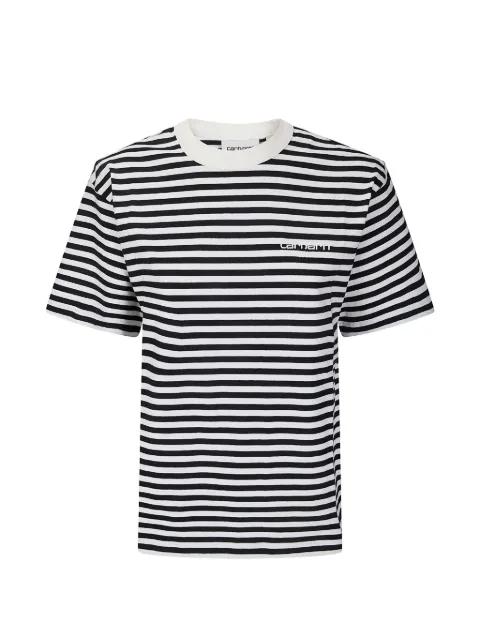Ezra striped embroidered T-shirt by CARHARTT WIP