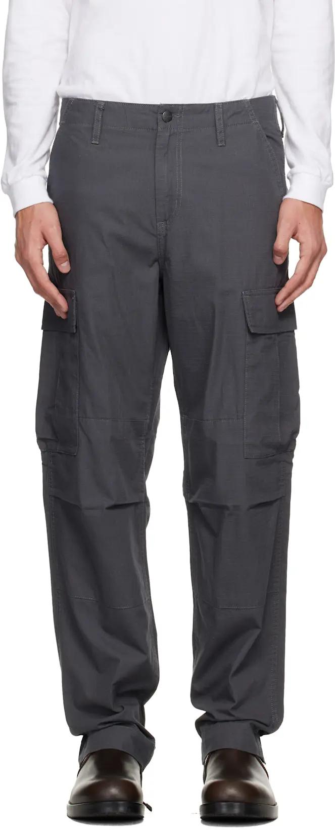 Gray Regular Cargo Pants by CARHARTT WIP