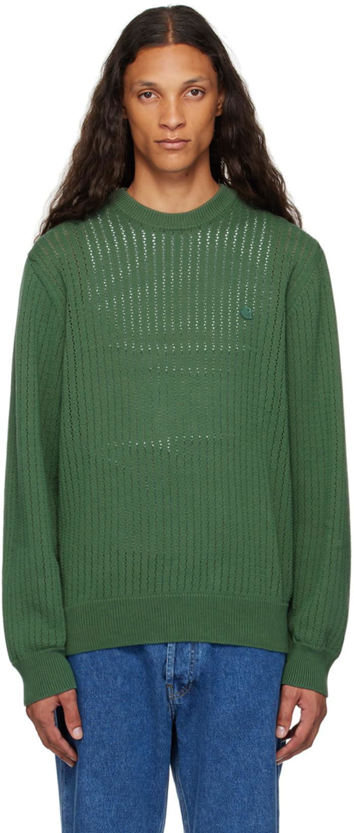 Green Caleb Sweater by CARHARTT WIP