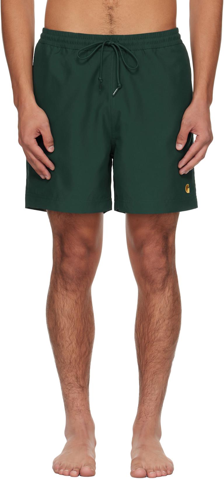 Green Chase Swim Shorts by CARHARTT WIP