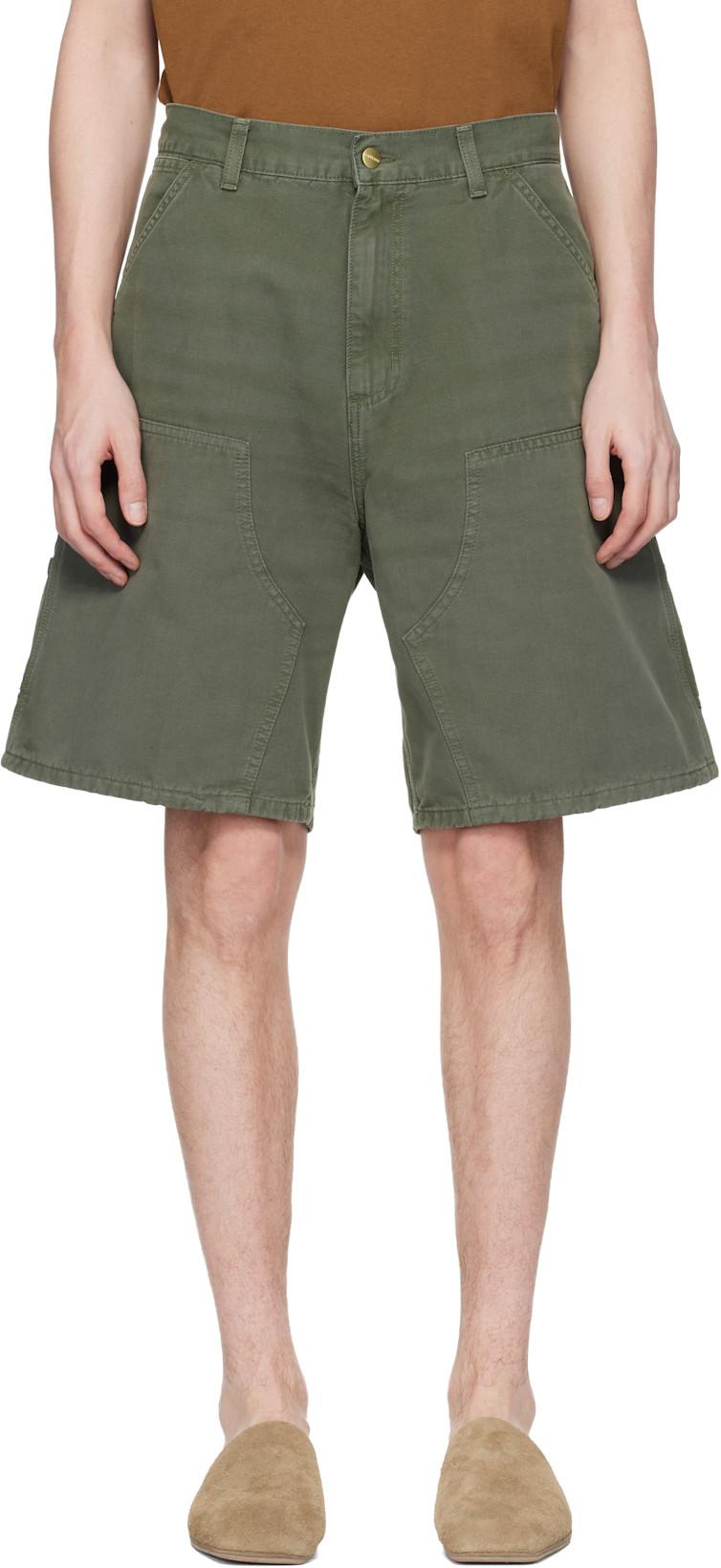 Green Double Knee Shorts by CARHARTT WIP