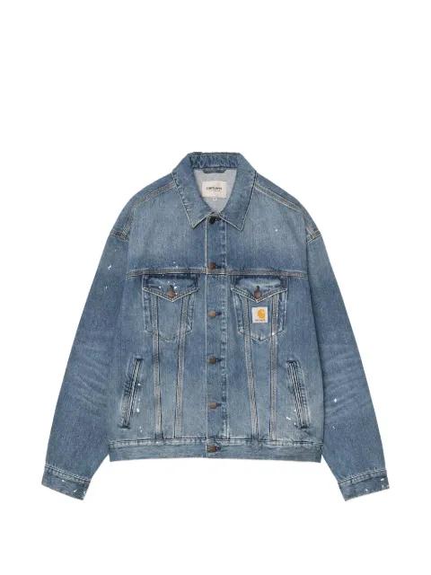 Helston paint-splatter denim jacket by CARHARTT WIP
