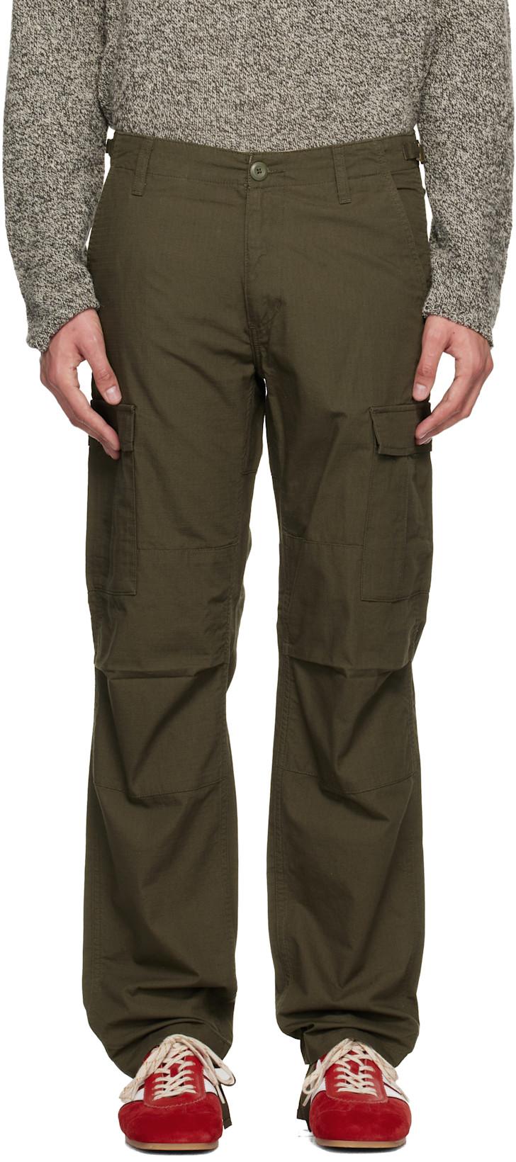 Khaki Aviation Cargo Pants by CARHARTT WIP