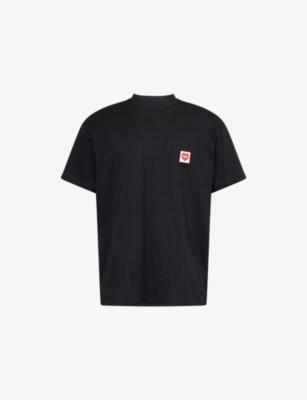 Logo-Patch Patch-Pocket Cotton T-Shirt by CARHARTT WIP