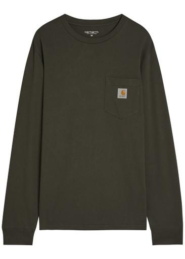 Logo-appliquéd cotton T-shirt by CARHARTT WIP