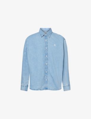Lucas Embroidered-Logo Denim Shirt by CARHARTT WIP