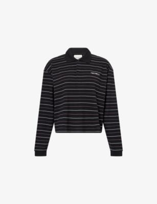 Mabel Striped Cotton Polo Top by CARHARTT WIP