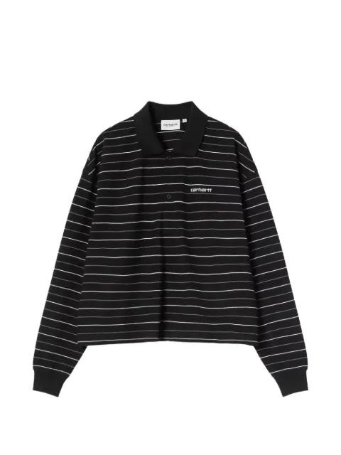 Mabel striped long-sleeve polo shirt by CARHARTT WIP