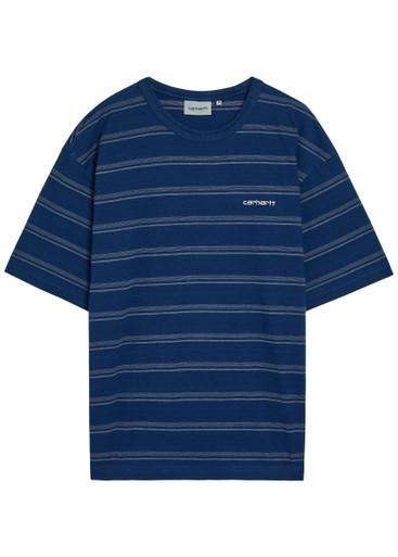 Matti logo-embroidered striped cotton T-shirt by CARHARTT WIP